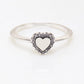 2025 Zircon Heart Ring