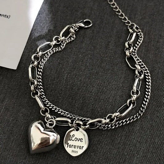 Retro 925 Charm Bracelet