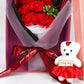 7-Rose Soap Teddy Gift