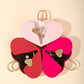 Portable Heart Jewelry Case