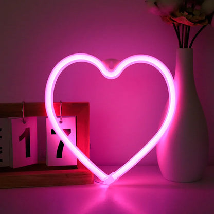 Heart Neon Wall Light