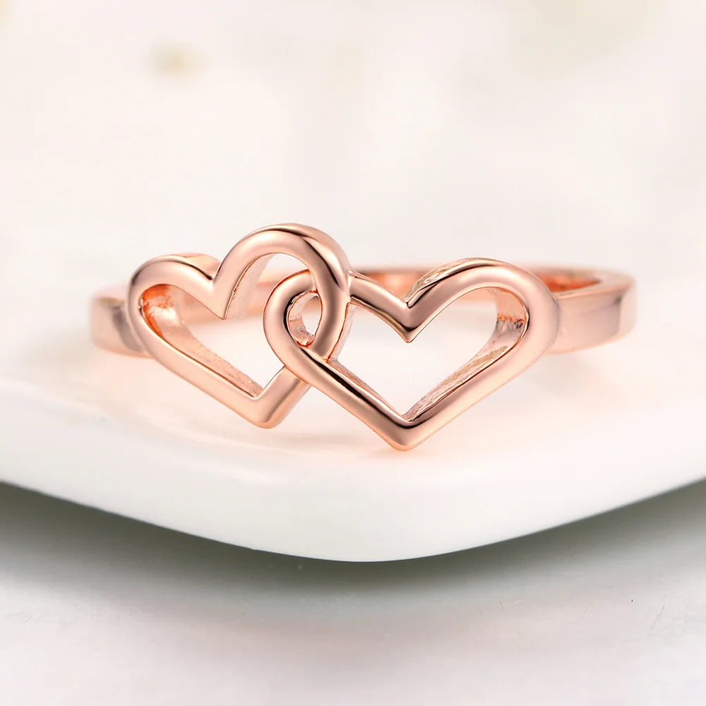 Double Heart Lover Ring