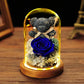 Lighted Rose Teddy Box