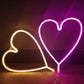 Heart Neon Wall Light