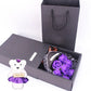7-Rose Soap Teddy Gift