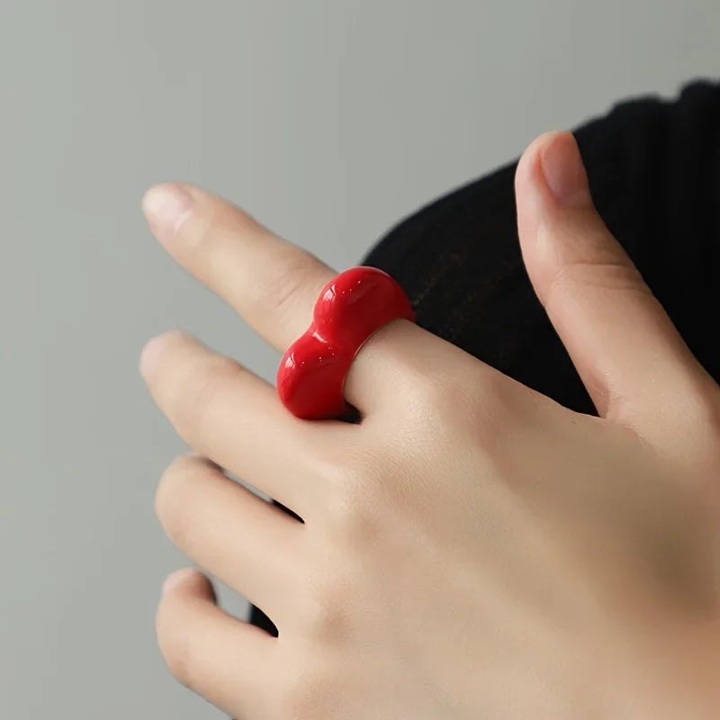 Oil-Gloss Heart Ring