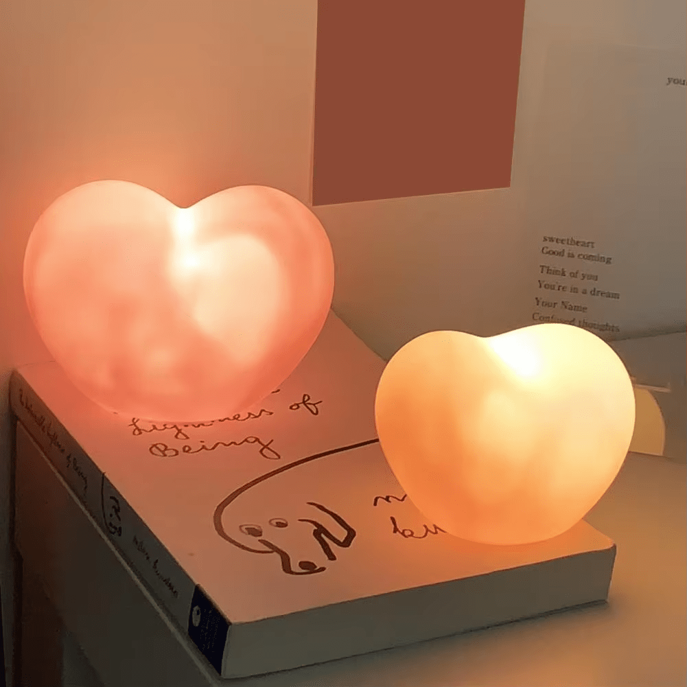 Heart Night Light Lamp