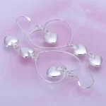 925 Heart Drop Earrings — view 7