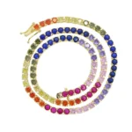Rainbow Tennis Necklace — photo 12