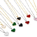 Gold Plated Heart Pendant — view 7