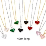 Gold Plated Heart Pendant — view 8