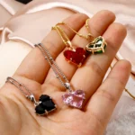 Gold Plated Heart Pendant — view 9