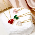 Gold Plated Heart Pendant — view 11