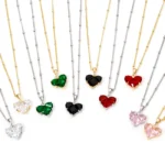 Gold Plated Heart Pendant — view 13