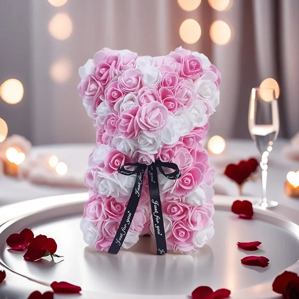 Artificial Rose Bear Gift — photo 2
