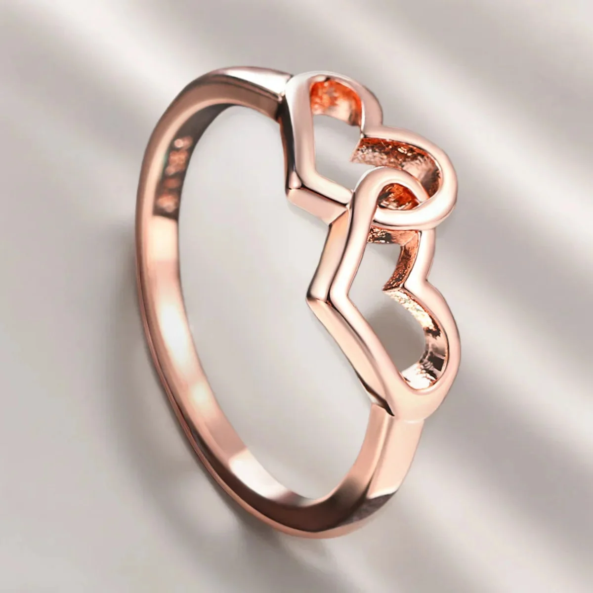 Double Heart Lover Ring