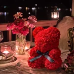 Rose Bear in a Lit Gift Box — photo 7