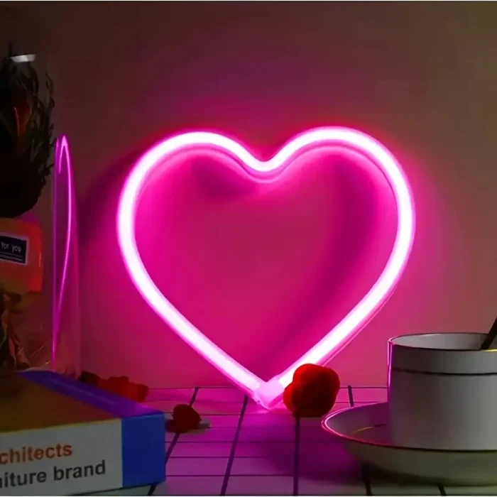 Heart Neon Wall Light — photo 2