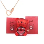 Rose Bear Box with Engraved Necklace — photo 10
