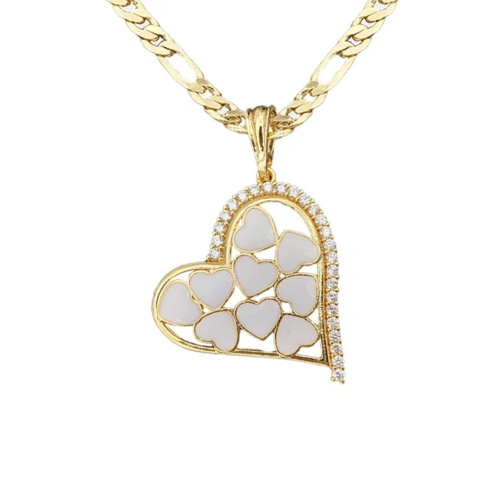 Colorful Heart Mini Pendant
