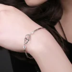 925 Silver Heart Charm Bracelet — photo 2