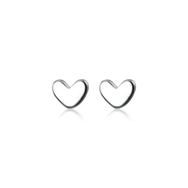 925 Mini Heart Studs — photo 13