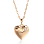 Rose Gold Heart Pendant — photo 5