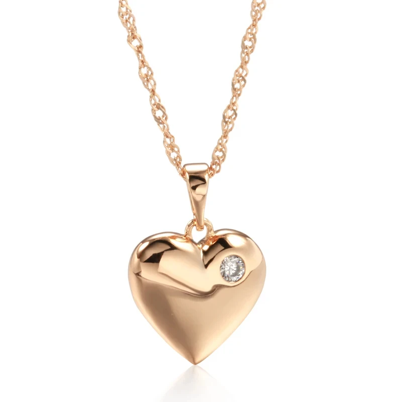 Rose Gold Heart Pendant — photo 5