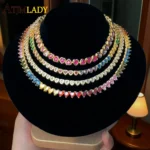 Rainbow Tennis Necklace — photo 10