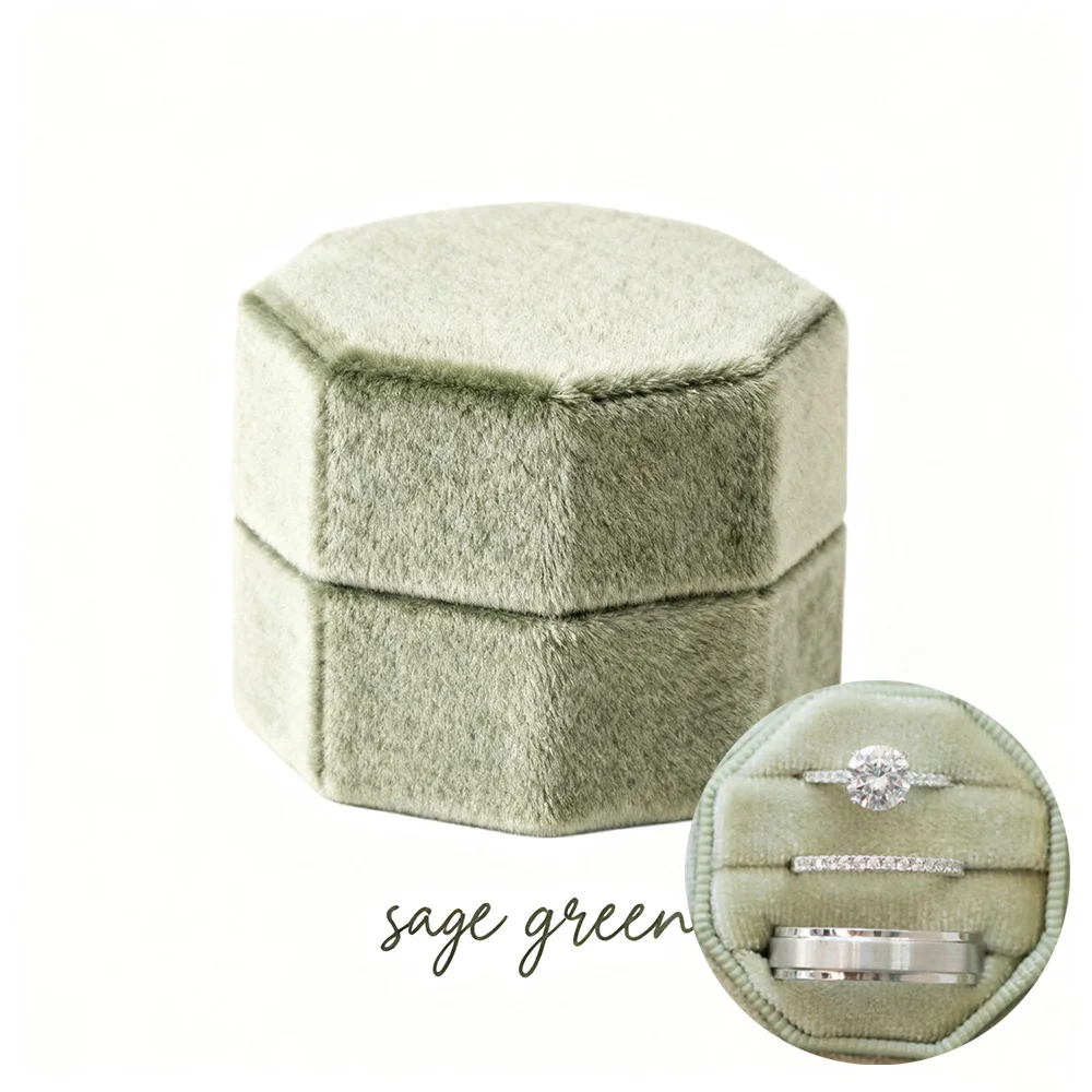 Personalized Velvet Ring Box — photo 7