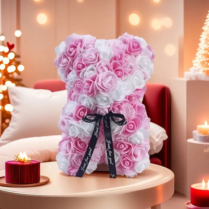 Artificial Rose Bear Gift