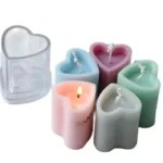 Heart Column Candle Mold — view 6