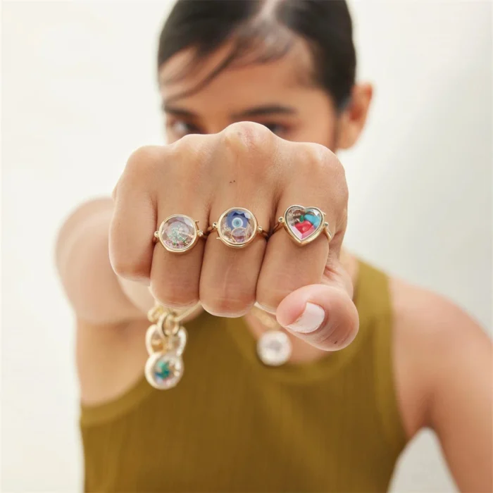Openable Heart Box Ring — view 2