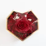 Heart Rose Box with Moon Necklace — photo 8