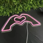 Hand Heart Neon Light — view 5