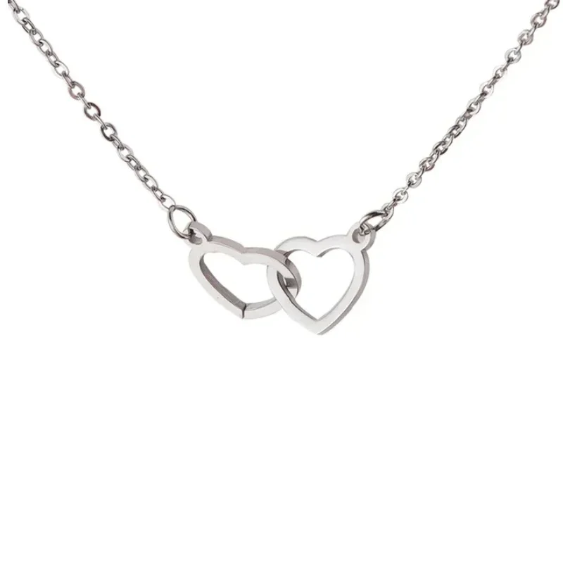 Interlocking Hearts Necklace in a Rose Box — photo 12