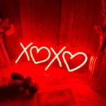 XOXO Heart Neon Sign