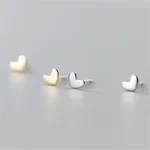925 Mini Heart Studs — view 10