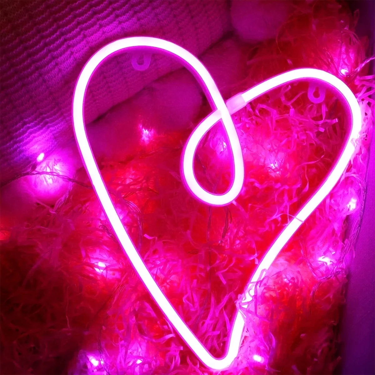 LED Heart Wall Decor — photo 9
