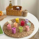 Heart Column Candle Mold — view 10