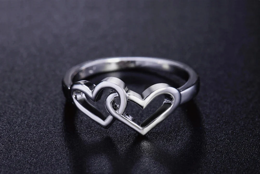 Double Heart Lover Ring — photo 11
