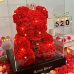 Artificial Rose Bear Gift