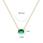 18K CZ Heart Tennis Necklace — view 22