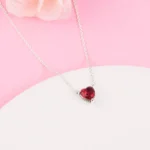 S925 Sterling Heart Choker — view 6