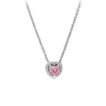 925 Multicolor Heart Necklace — view 15