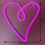 LED Heart Wall Decor — view 3