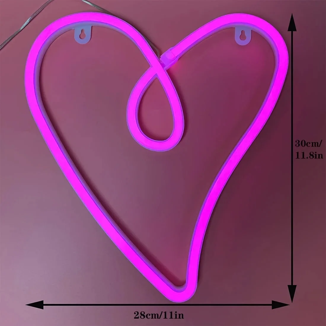 LED Heart Wall Decor — photo 3