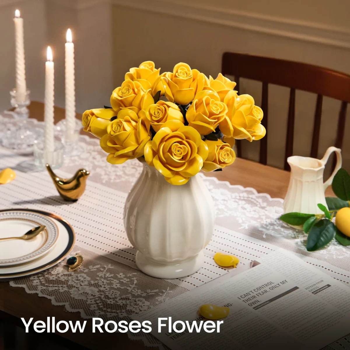 Rose Bouquet Building Set
