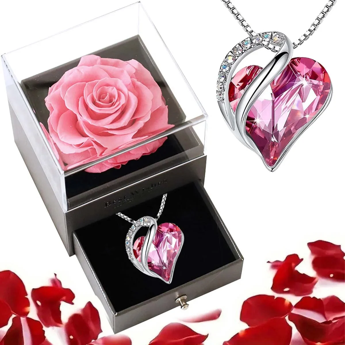 Ocean Heart Rose Necklace Box — photo 6