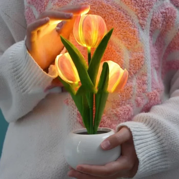 Glowing Tulip Lamp